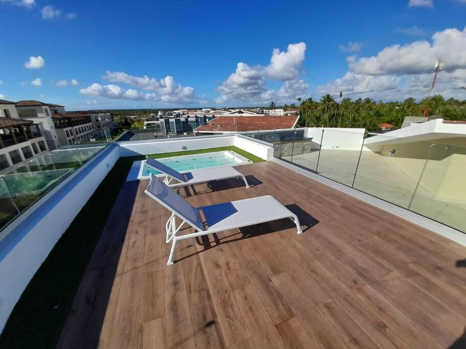 Private Rooftop Beachfront Penthouse Playa Coral Punta Cana